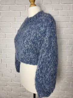 SWETER NIEBIESKA SPLOTKA - obrazek 2